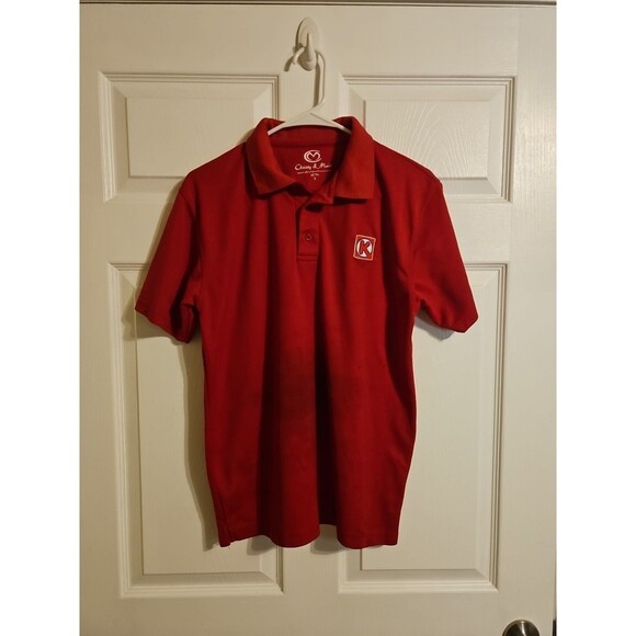 Official Circle K Polo Shirt Mens S Small Red Work Uniform Workwear Gas Station - Picture 1 of 6